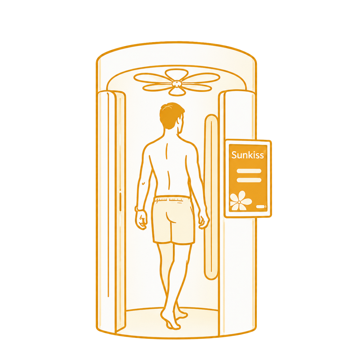 Step 2: enter the booth